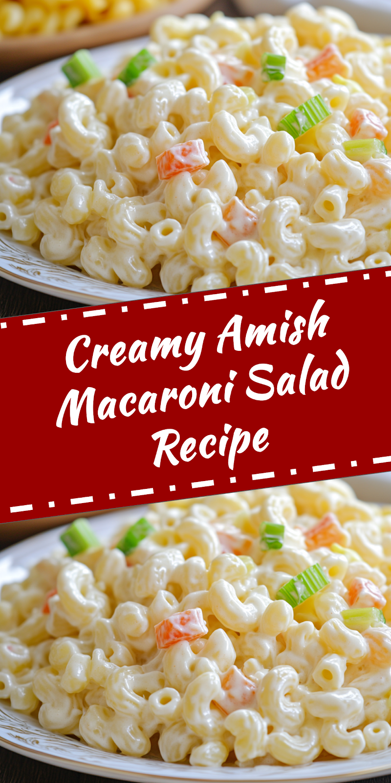Amish Macaroni Salad Recipe