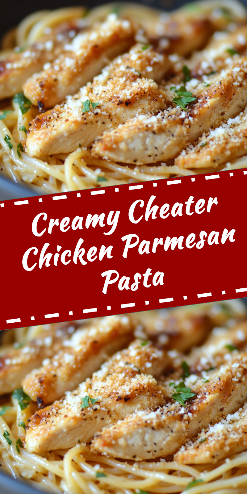 Cheater Chicken Parmesan Pasta