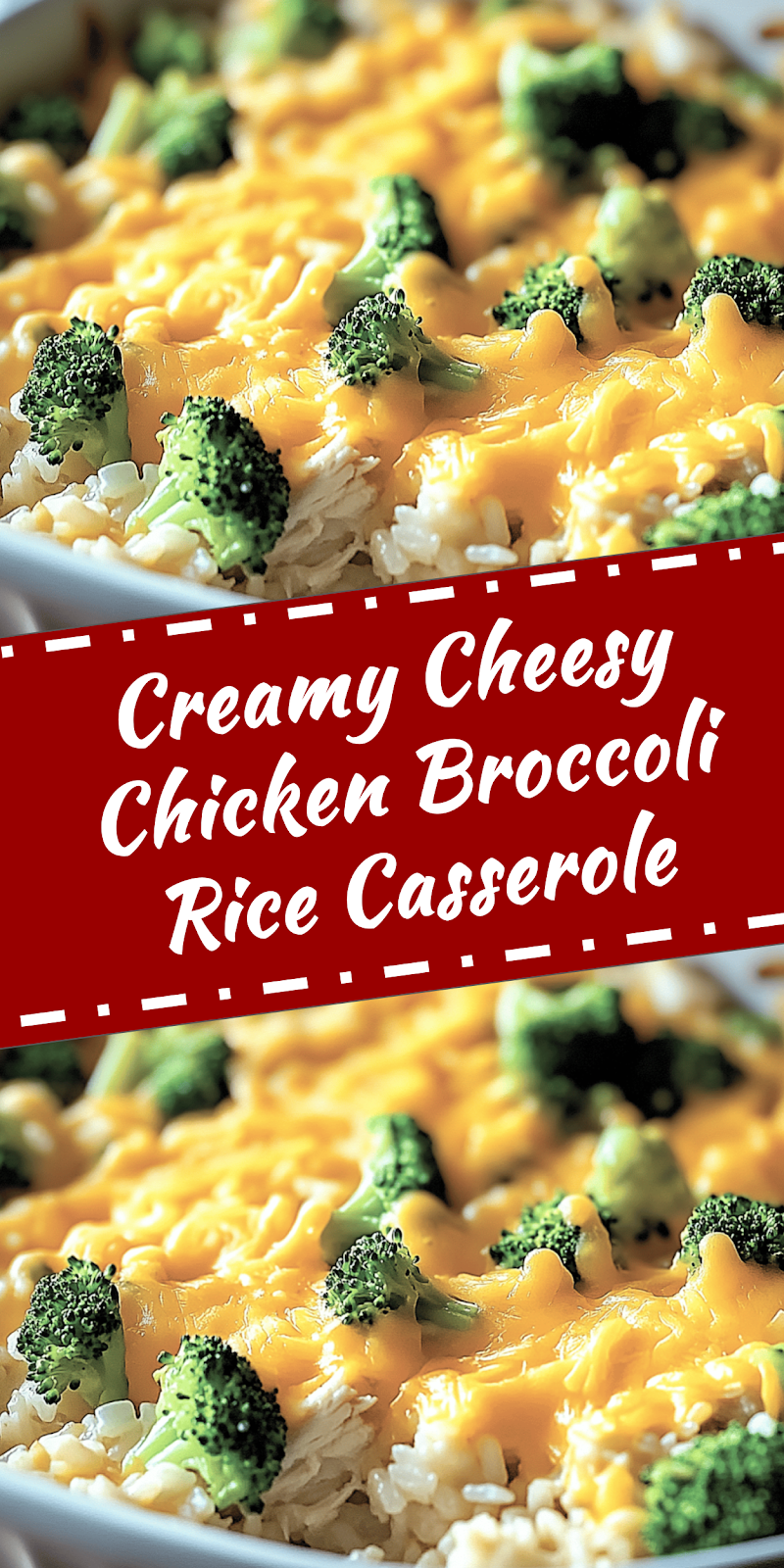 Cheesy Chicken Broccoli Rice Casserole Recipe