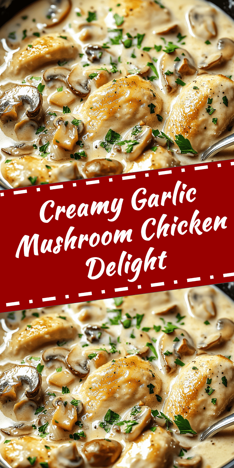 Creamy Mushroom Chicken Recipe Delight