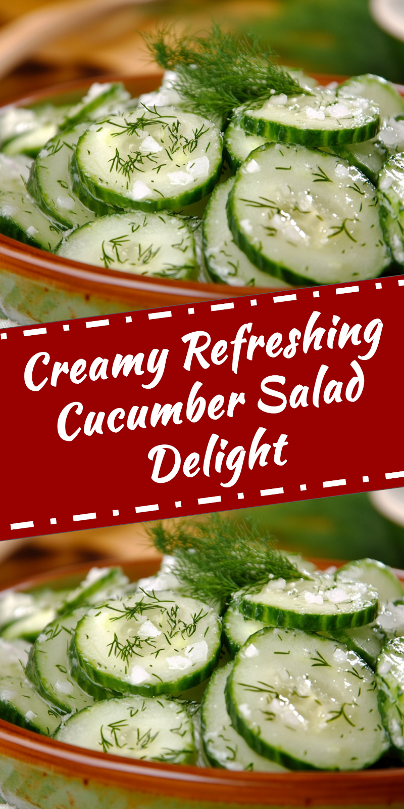 Creamy Cucumber Salad Delight