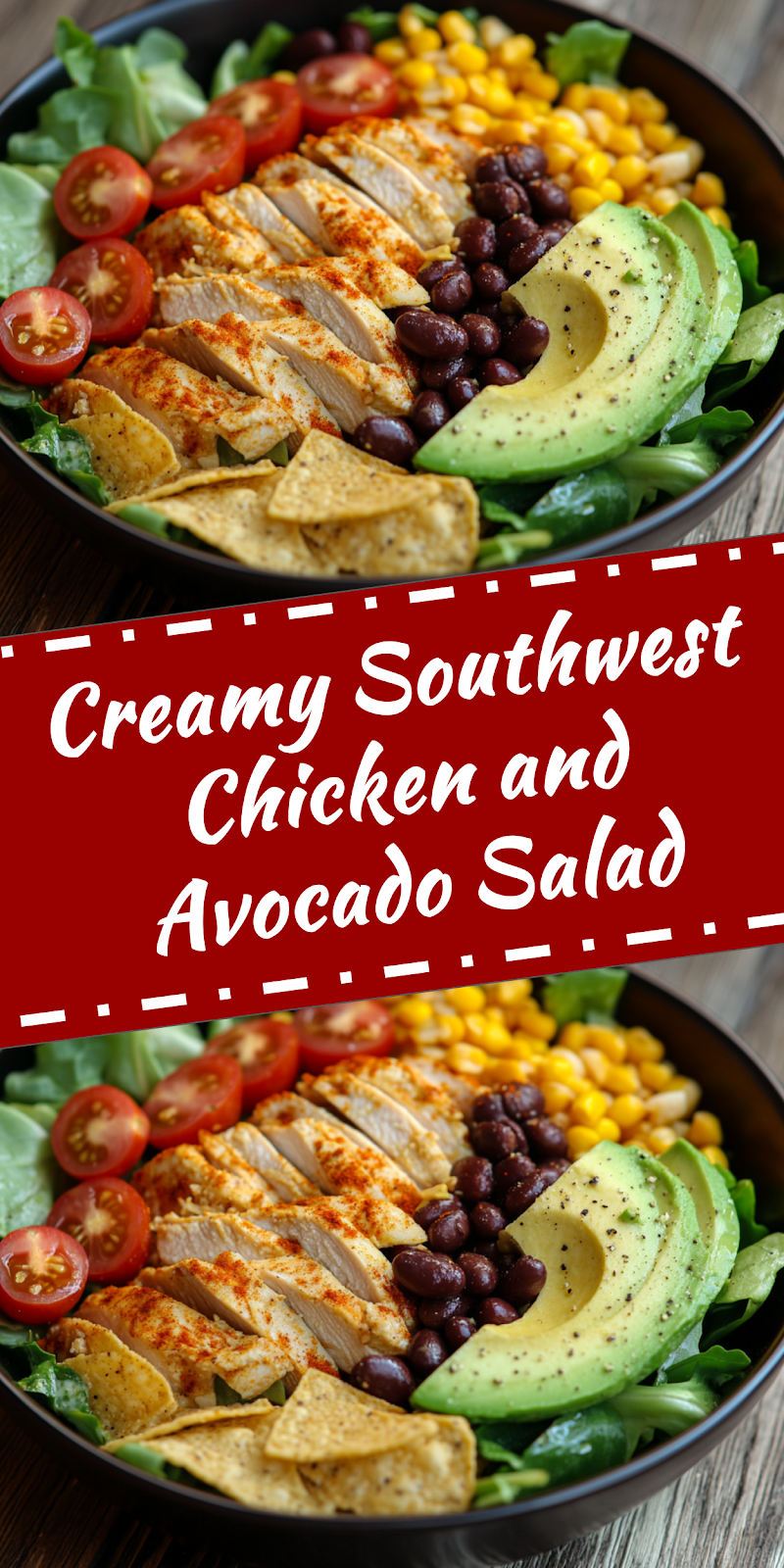 Southwest Chicken and Avocado Salad