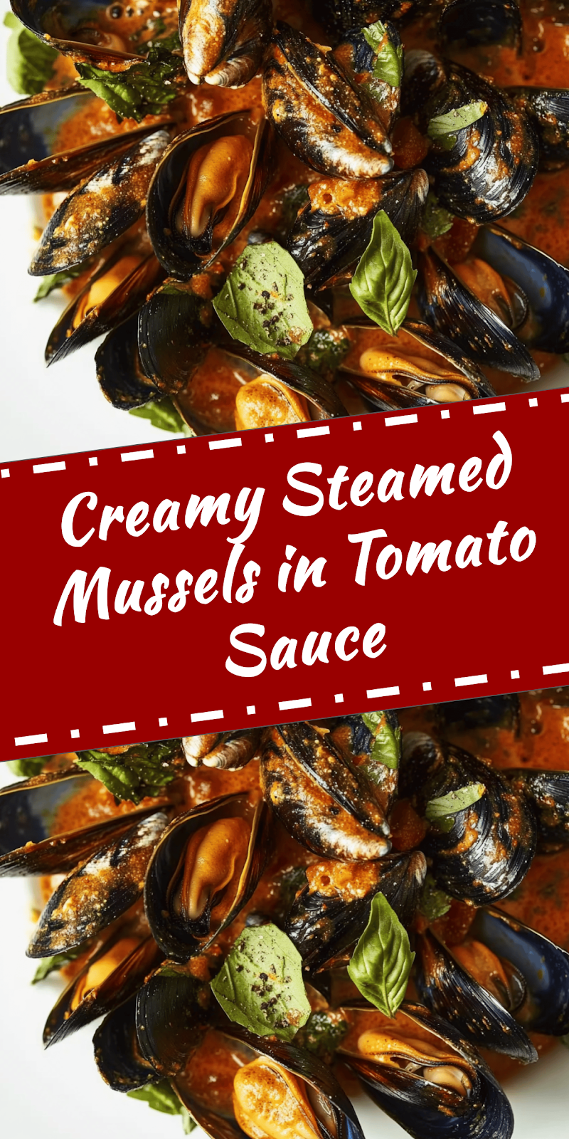 Steamed Mussels in Tomato Cream Sauce Recipe