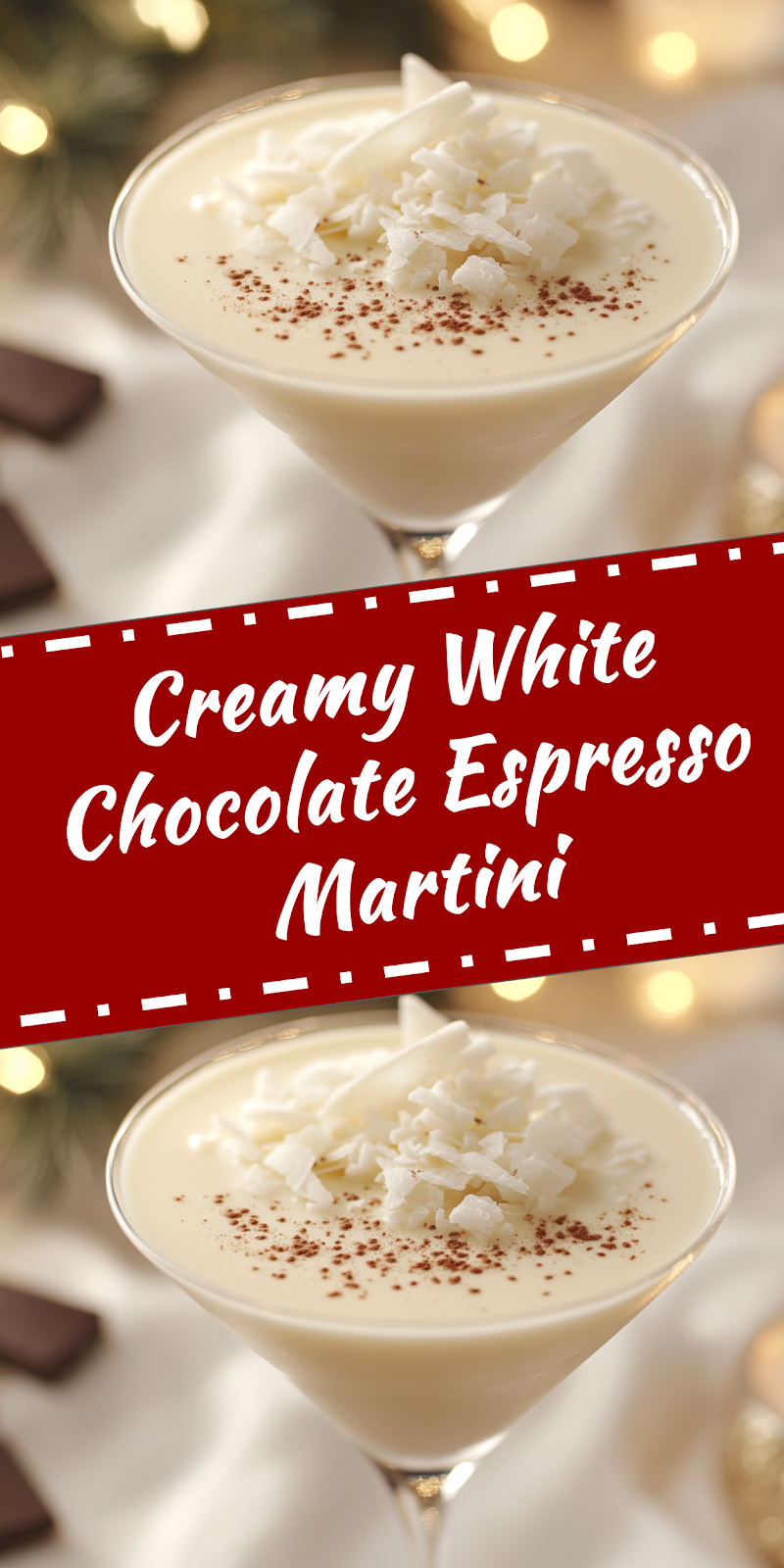 White Chocolate Espresso Martini
