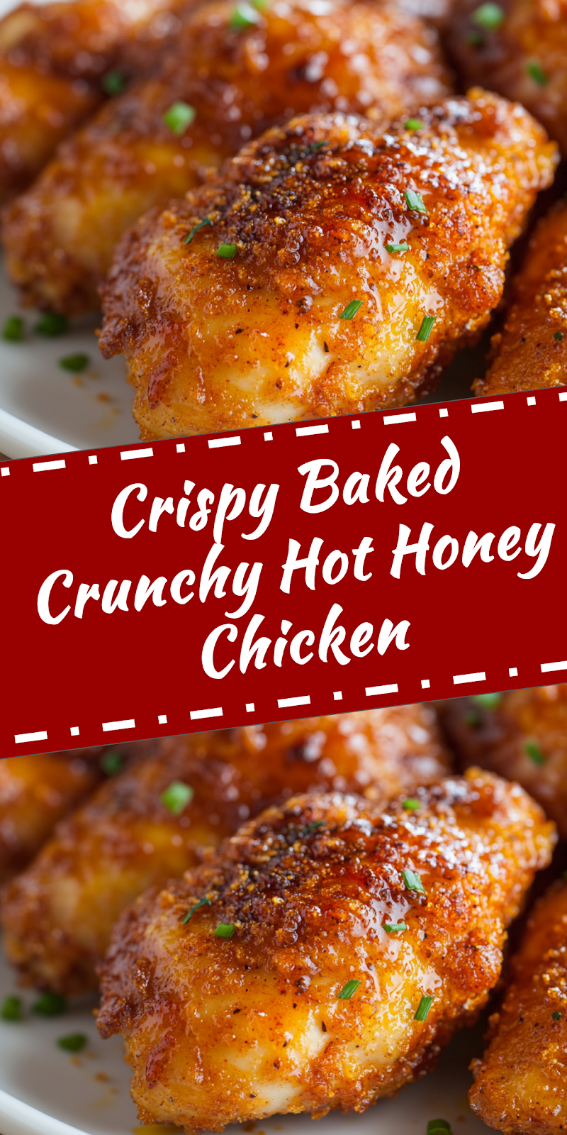 Baked Crunchy Hot Honey Chicken