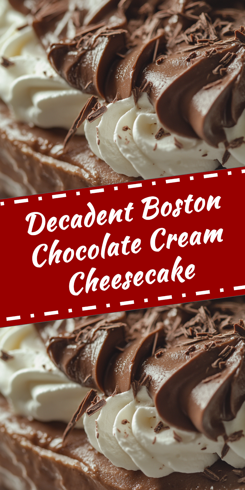 Boston Chocolate Cream Cheesecake
