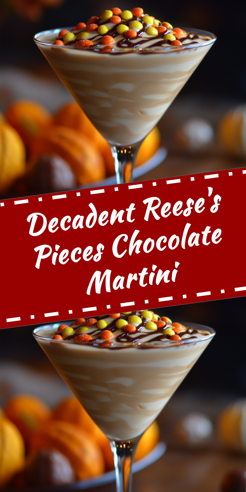 Reese's Pieces Martini