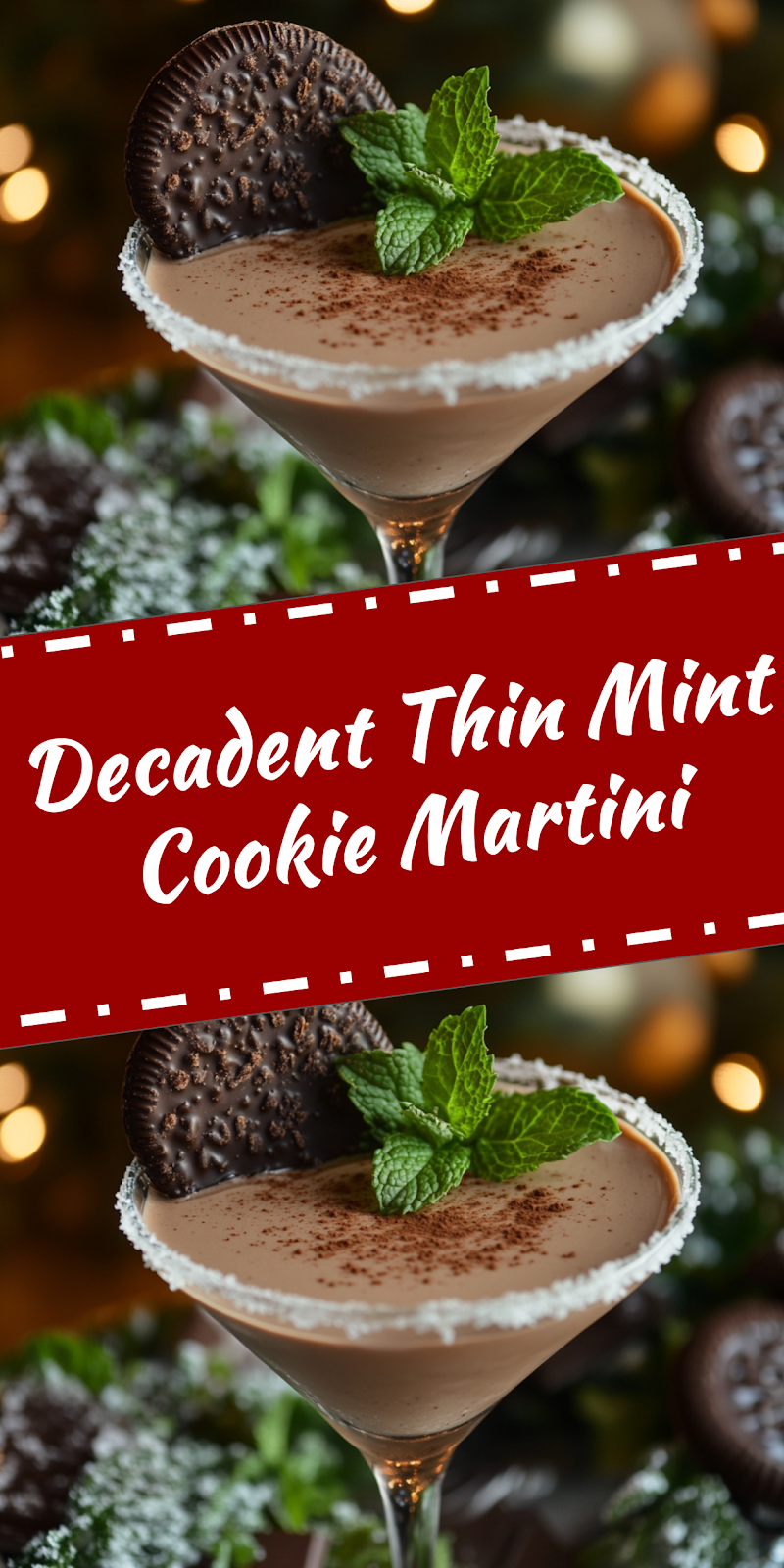 Thin Mint Cookie Martini