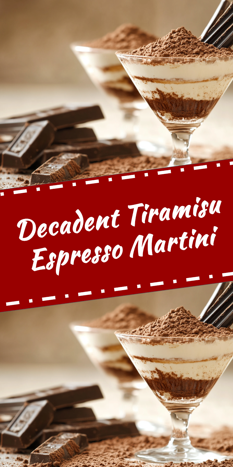 Tiramisu Martini