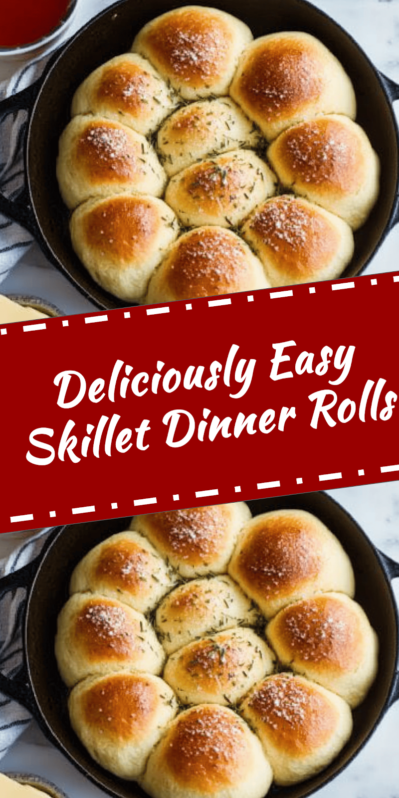 Easy Skillet Dinner Rolls Recipe
