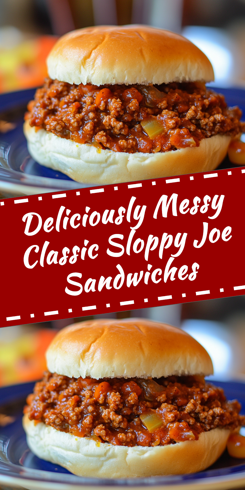 Classic Sloppy Joe Sandwiches