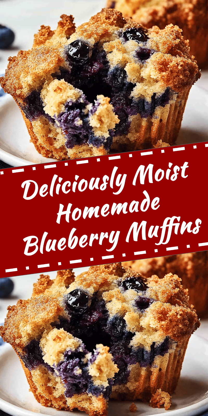 Delicious Homemade Blueberry Muffins Recipe
