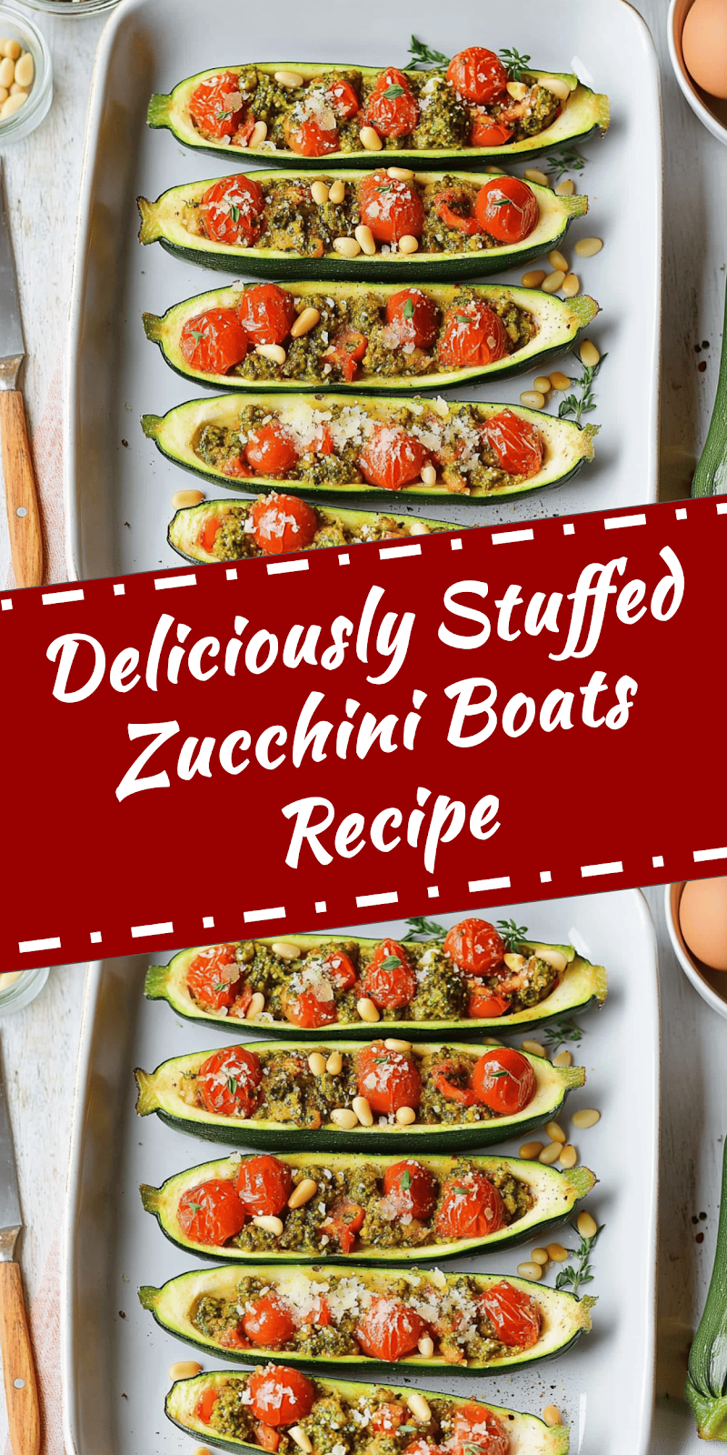 Stuffed Zucchini Boats Recipe for a Healthy Meal