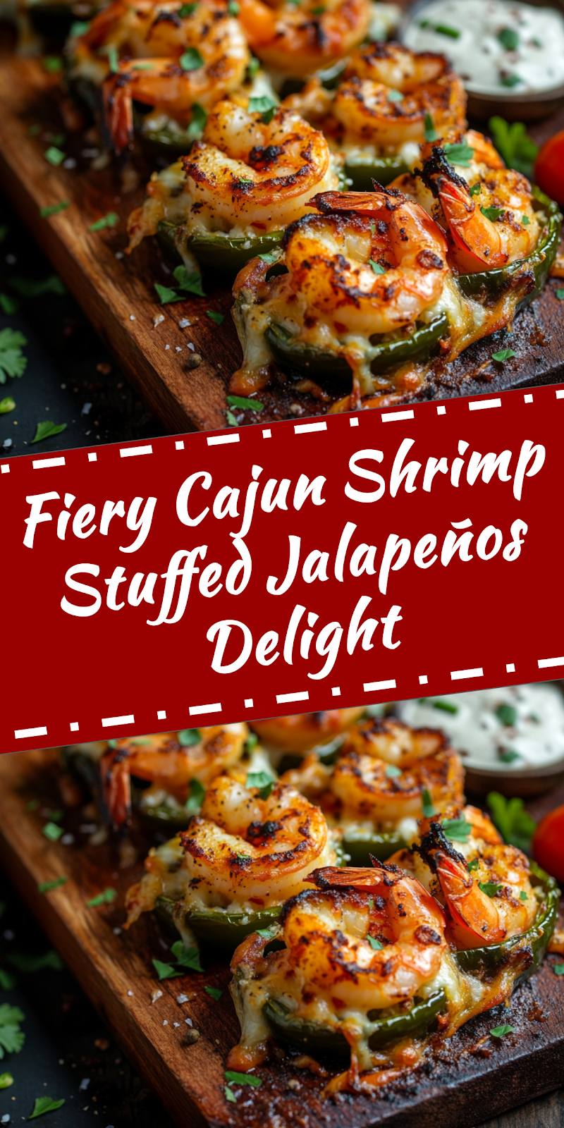 Fiery Cajun Shrimp Stuffed Jalapeños
