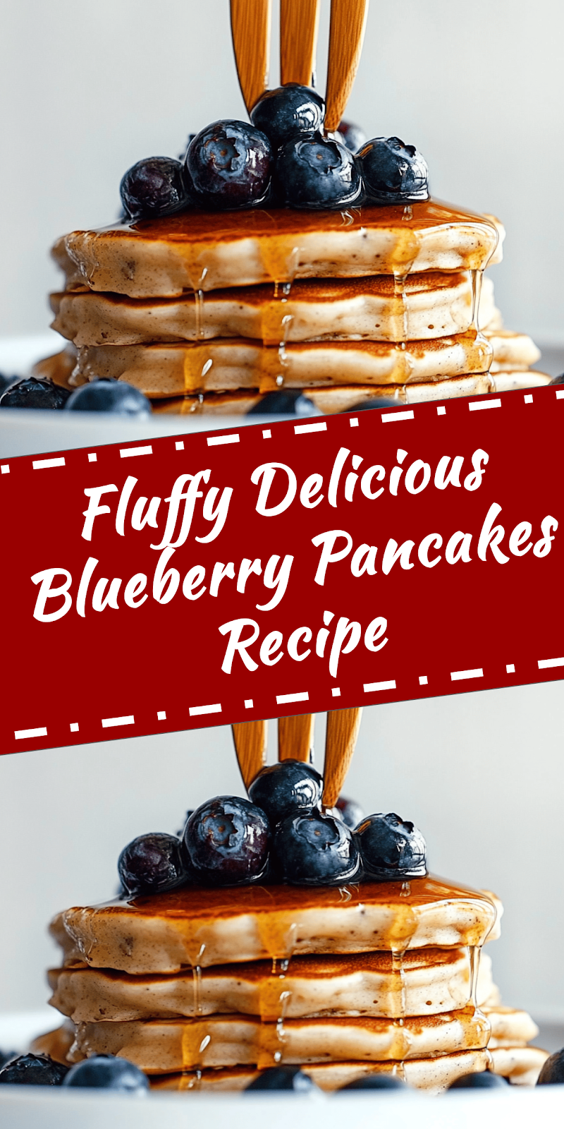 Fluffy Blueberry Pancakes Recipe