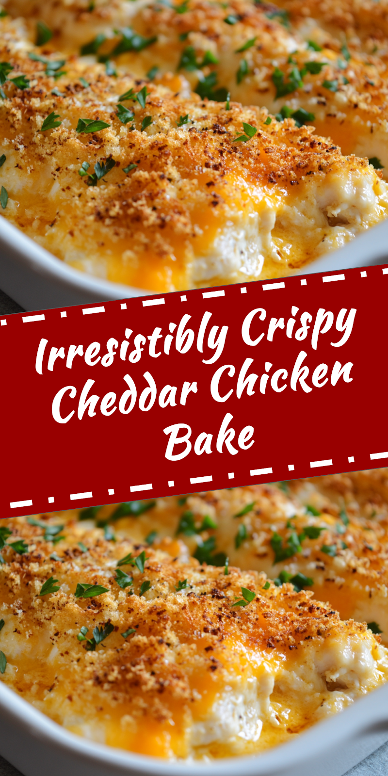 Crispy Cheddar Chicken Bake