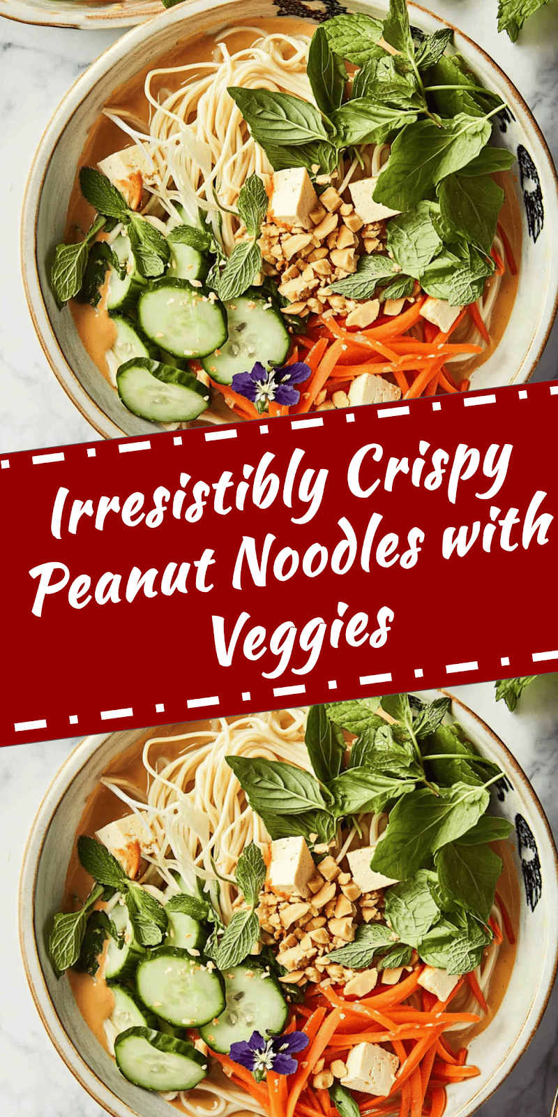 Crispy Peanut Noodles with Veggies Recipe