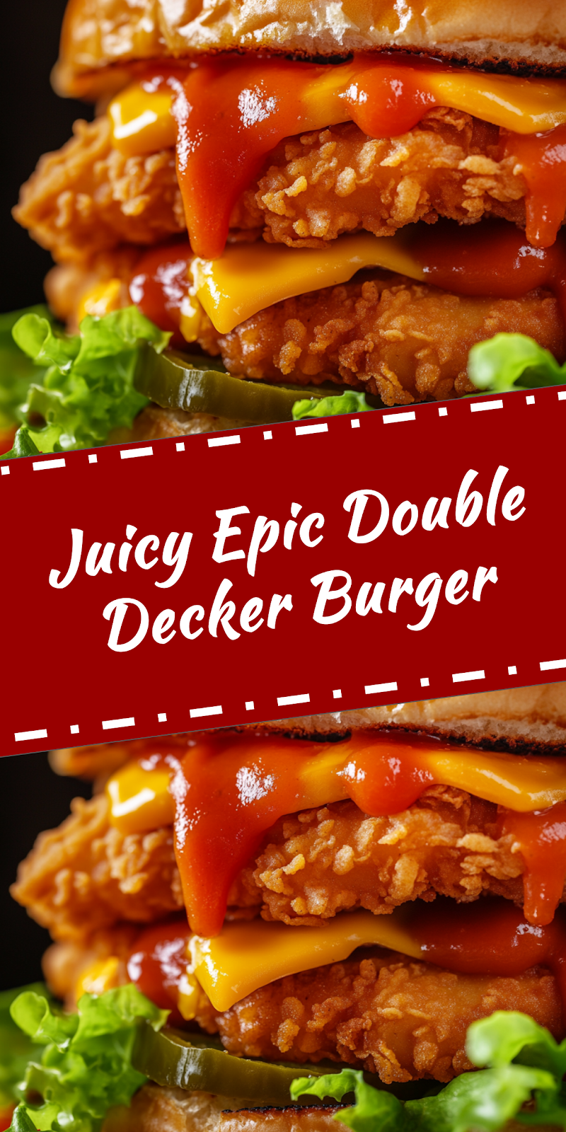 Epic Double Decker Burger