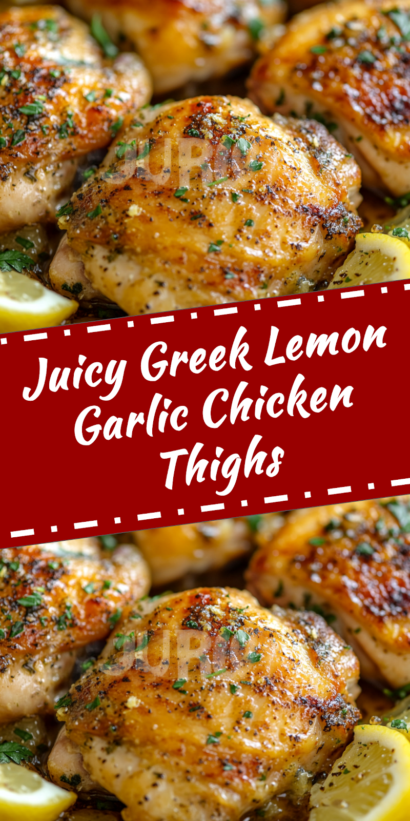 Greek Lemon Chicken Thighs