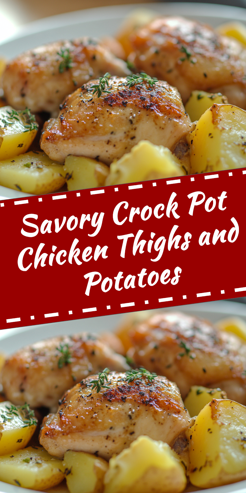 Crock Pot Chicken Thighs and Potatoes