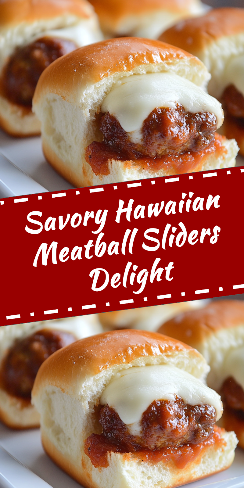 Hawaiian Meatball Sliders
