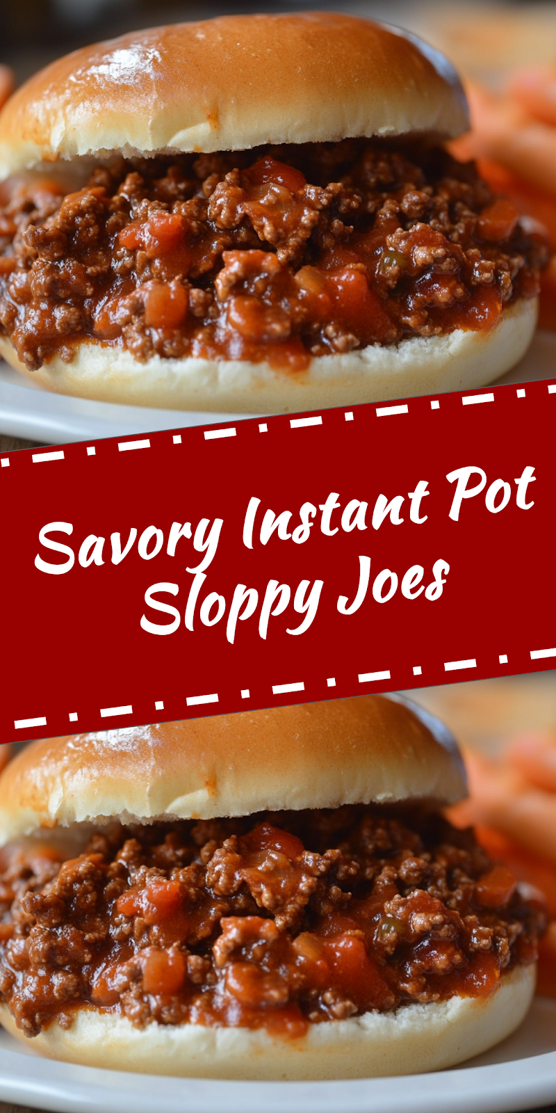 Instant Pot Sloppy Joes
