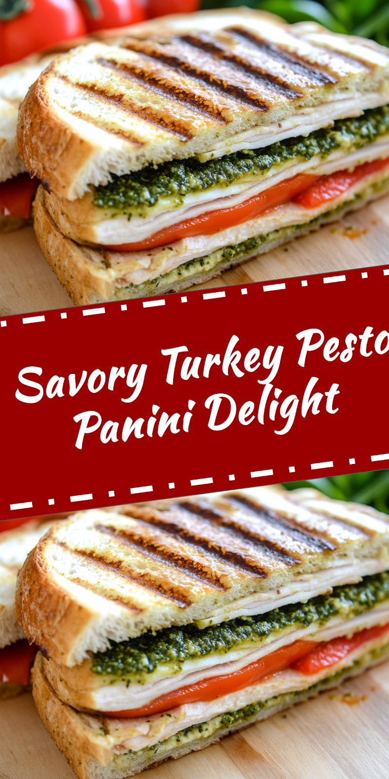 Turkey Pesto Panini Delight