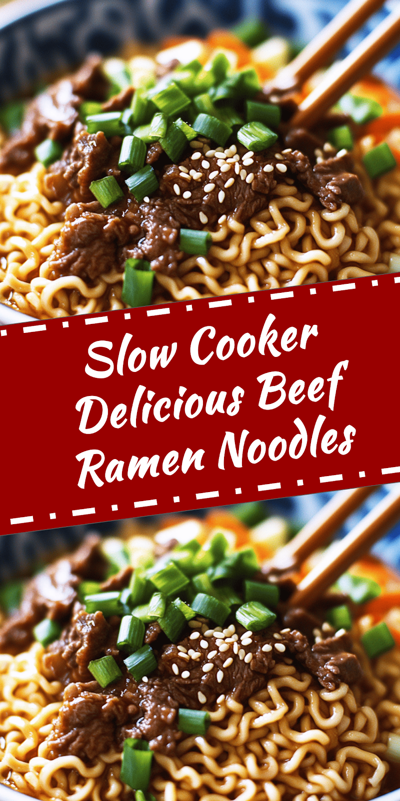 Slow Cooker Beef Ramen Noodles Recipe
