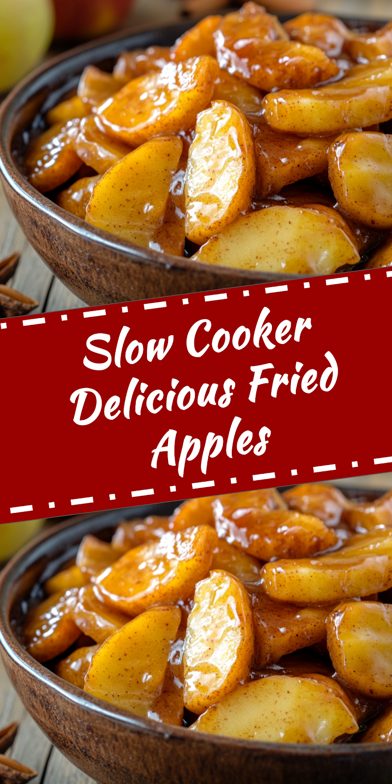 Slow Cooker Fried Apples