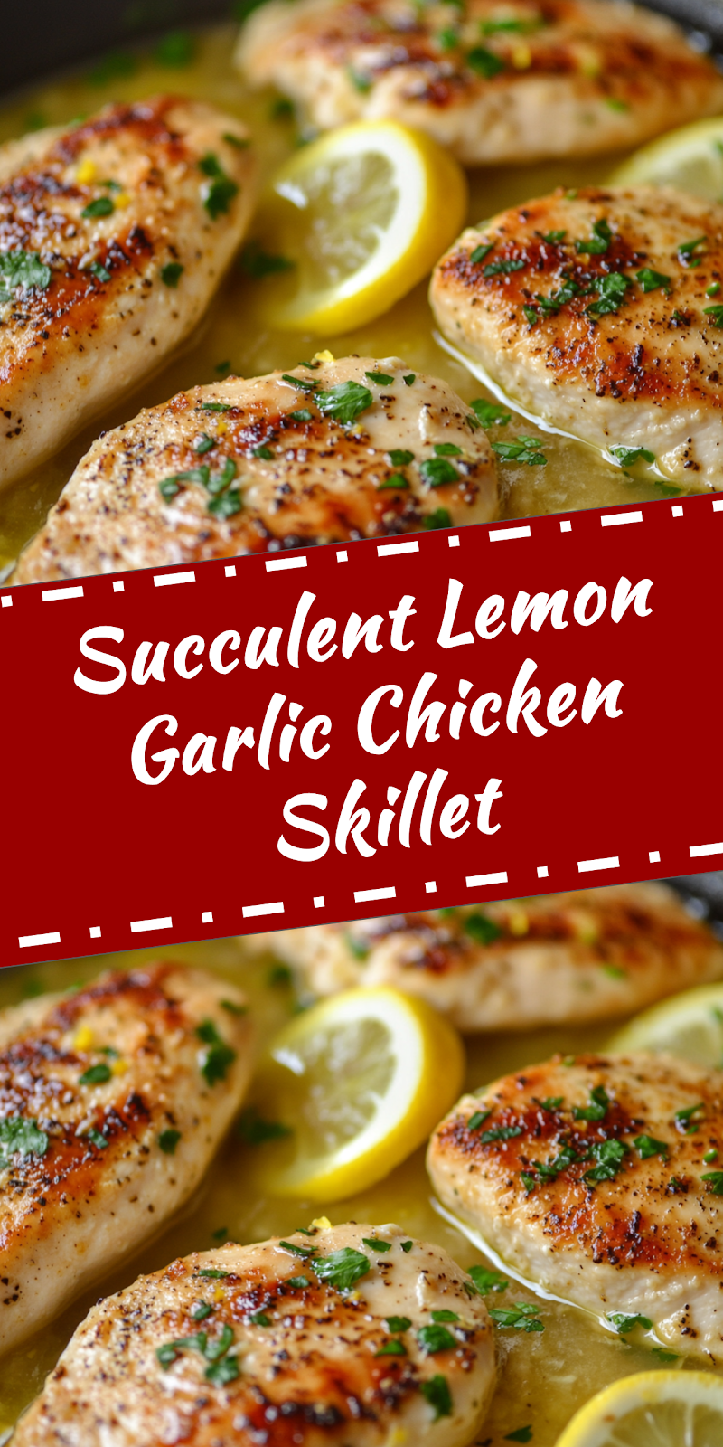 Lemon Garlic Chicken Skillet