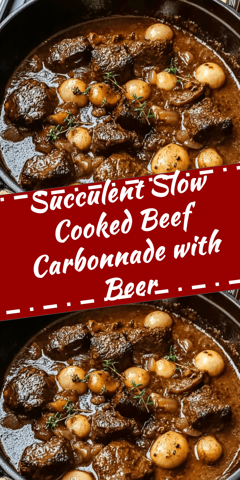 Slow Cooked Beef Carbonnade with Beer Recipe