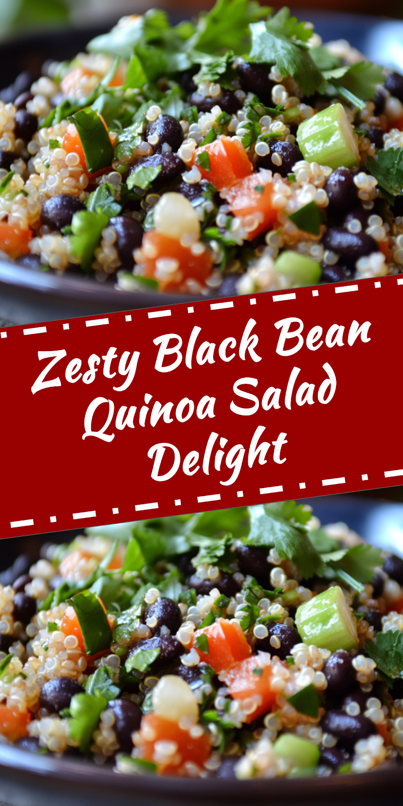 Black Bean Quinoa Salad Delight