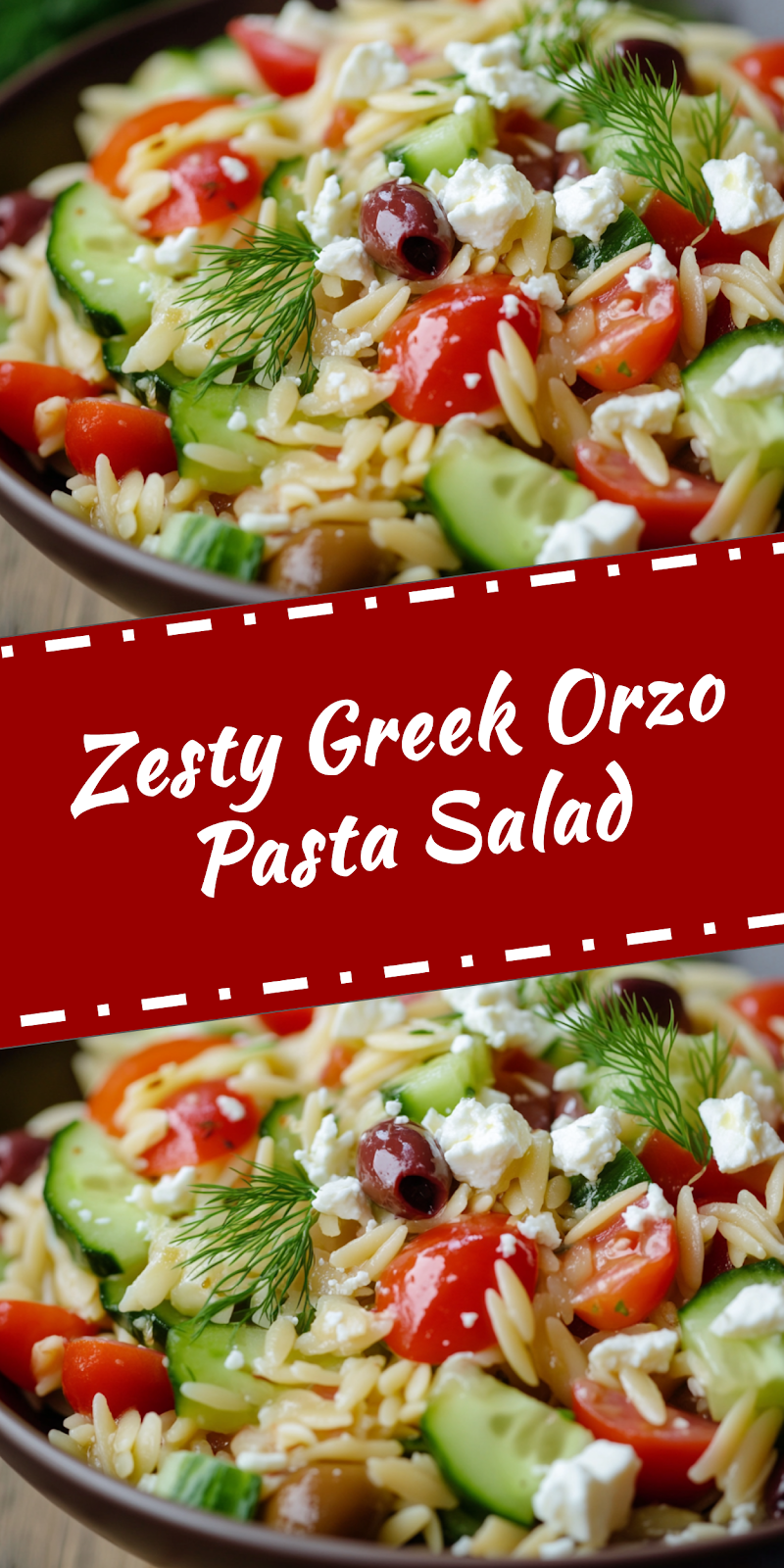 Greek Orzo Pasta Salad