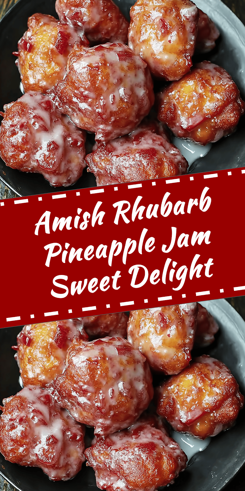 Amish Rhubarb Pineapple Jam Delight
