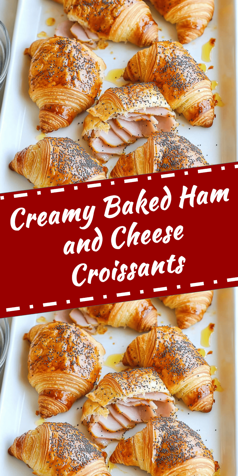 Baked Ham and Cheese Croissants Recipe