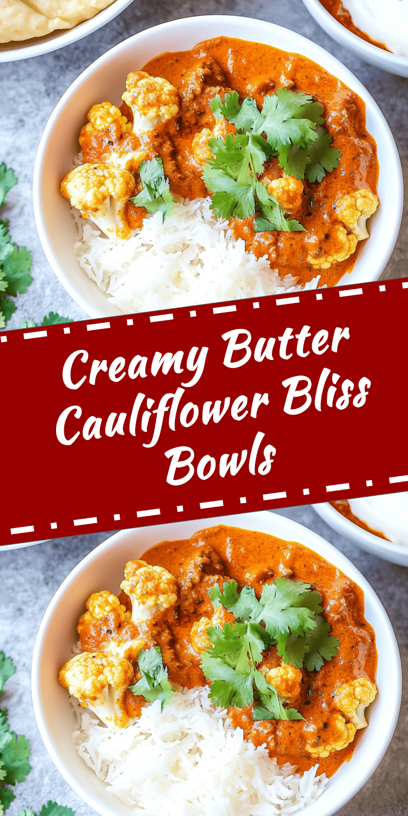 Creamy Butter Cauliflower Bowls Recipe
