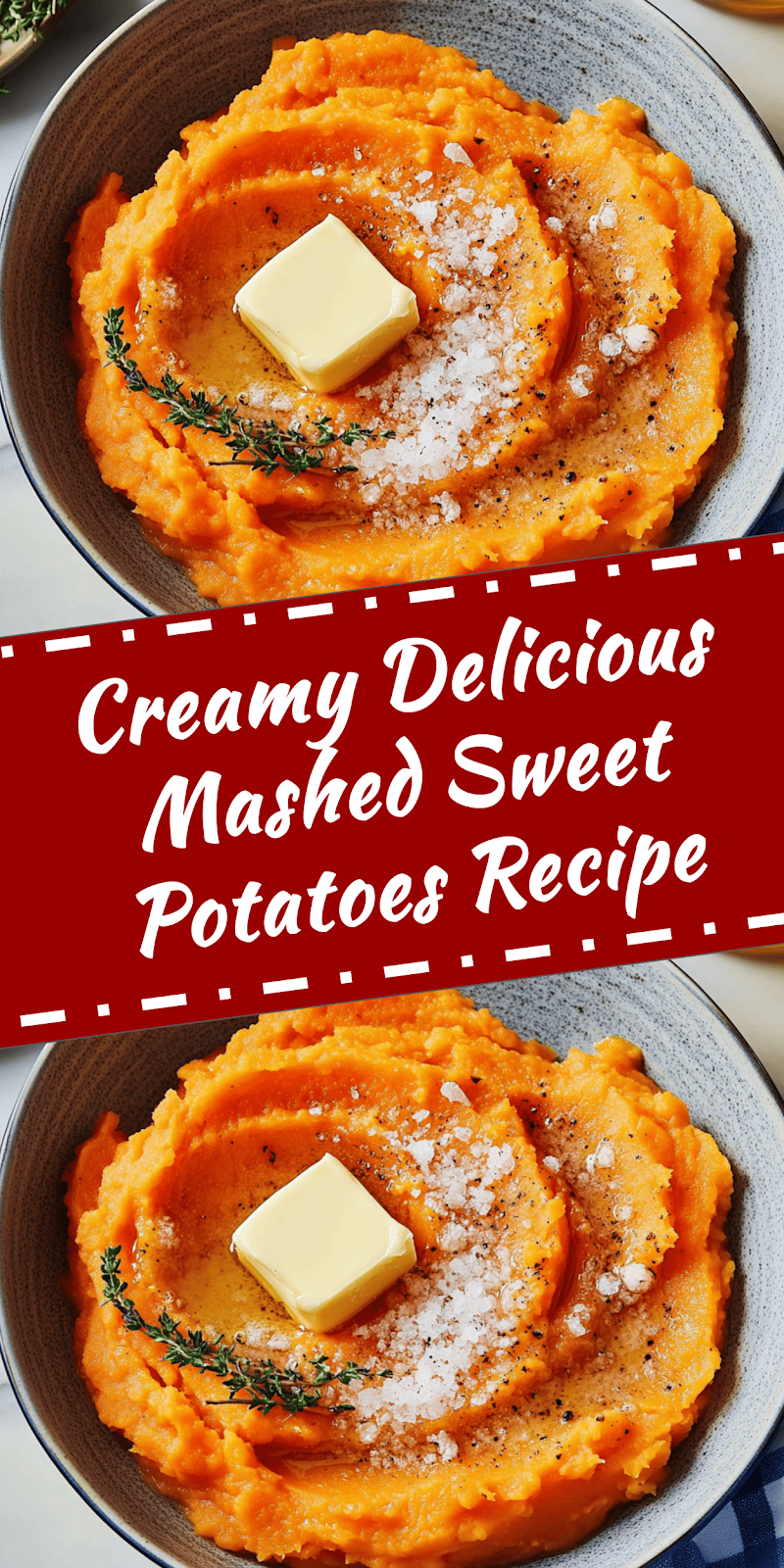 Creamy Mashed Sweet Potatoes Recipe