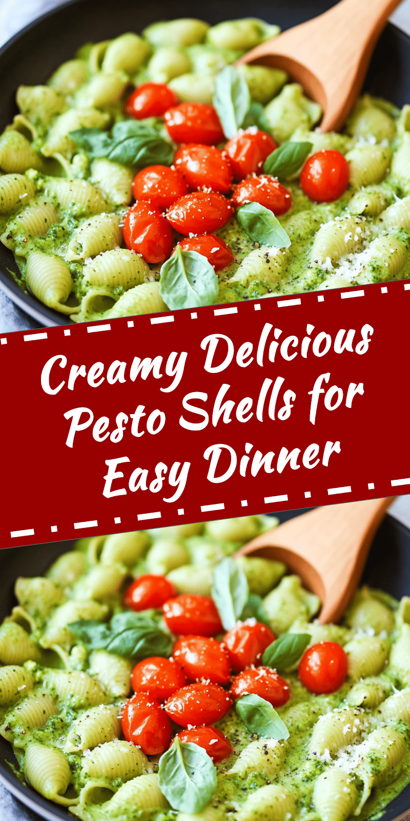 Creamy Pesto Shells Recipe for Easy Dinner
