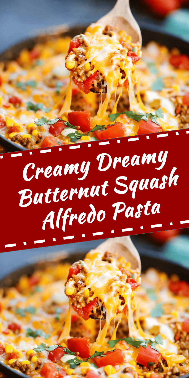 Creamy Butternut Squash Alfredo Pasta Recipe
