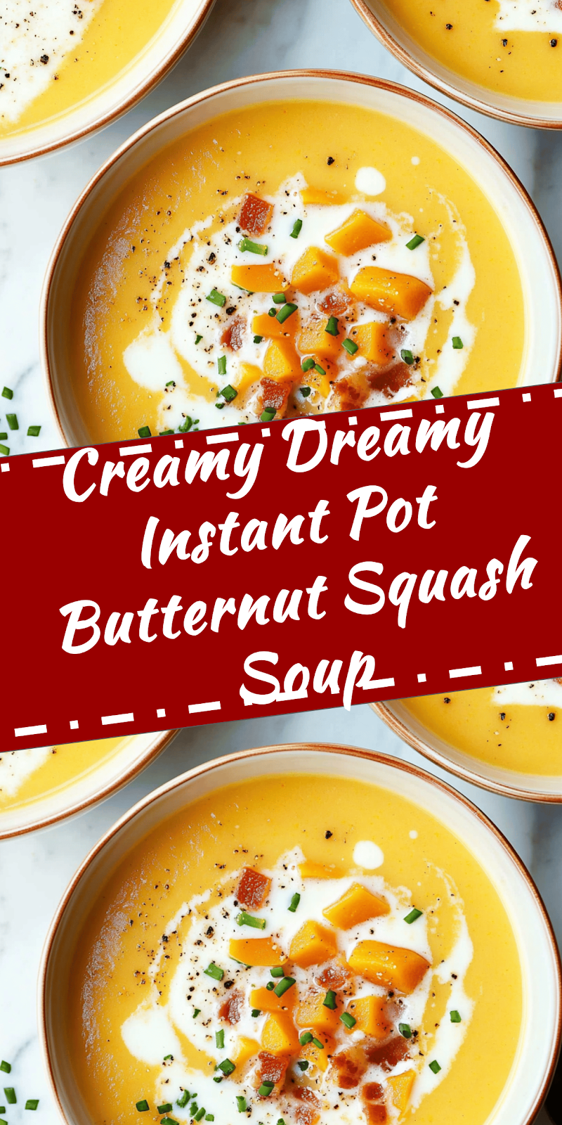 Creamy Instant Pot Butternut Squash Soup