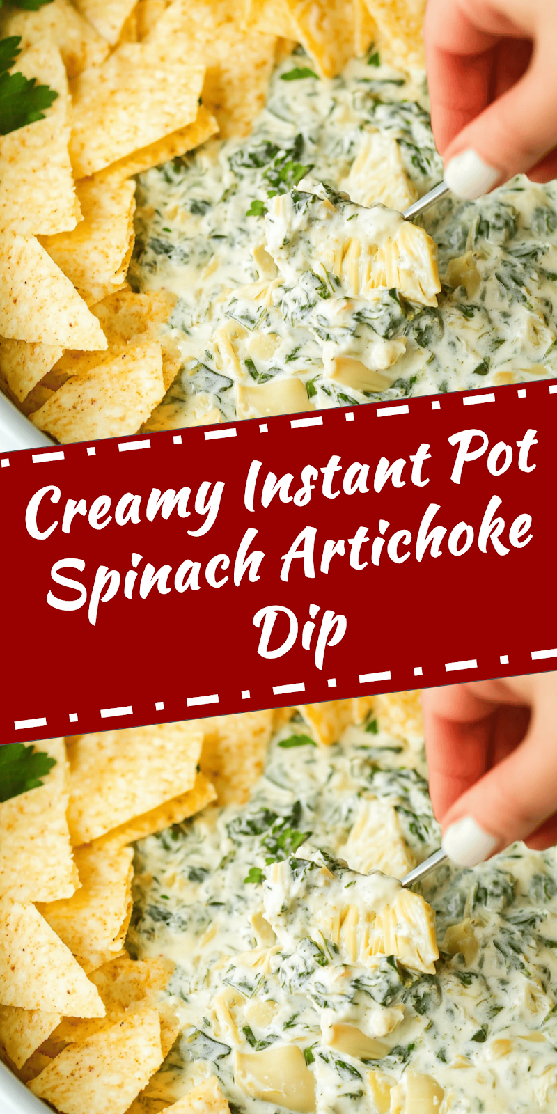 Instant Pot Spinach Artichoke Dip Recipe