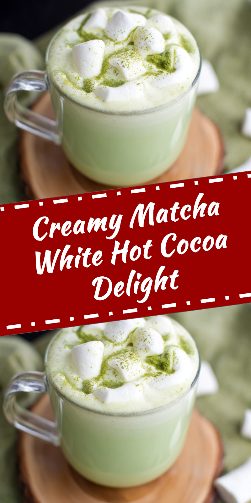 Matcha White Hot Cocoa Delight