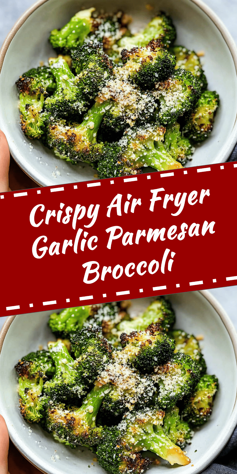 Air Fryer Garlic Parmesan Broccoli Recipe