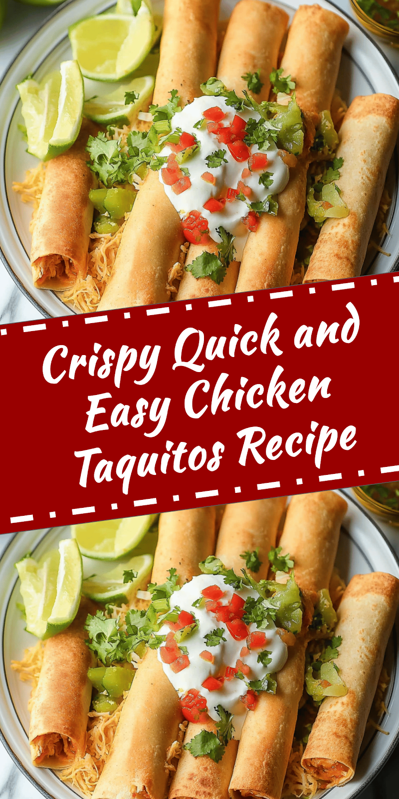 Quick and Easy Chicken Taquitos Recipe