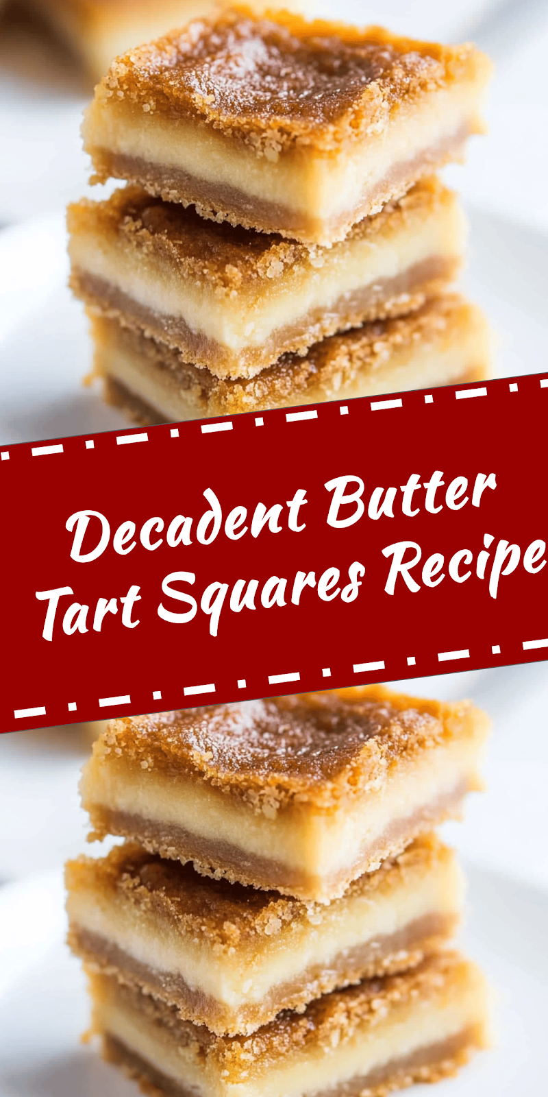 Butter Tart Squares Recipe