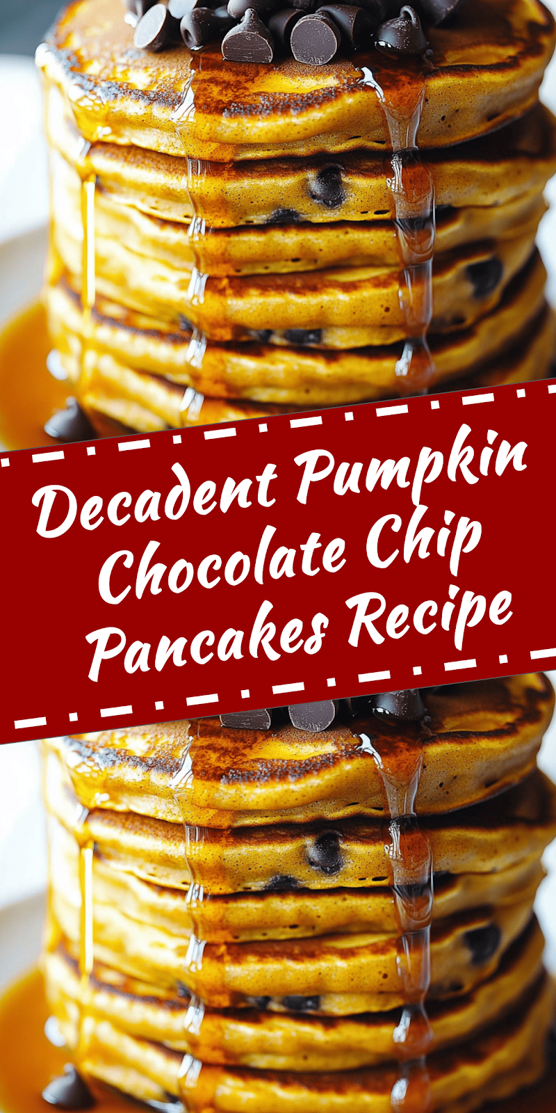 Pumpkin Chocolate Chip Pancakes Recipe