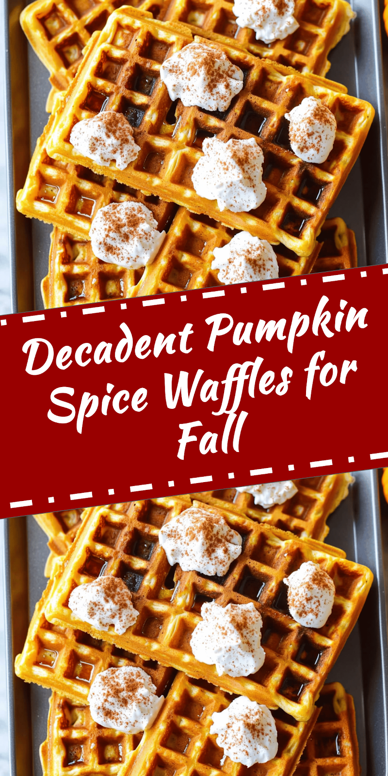 Pumpkin Spice Waffles Recipe for Fall Mornings