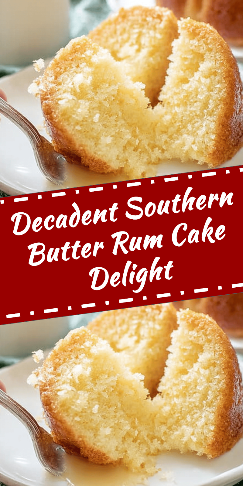Southern Butter Rum Cake Delight
