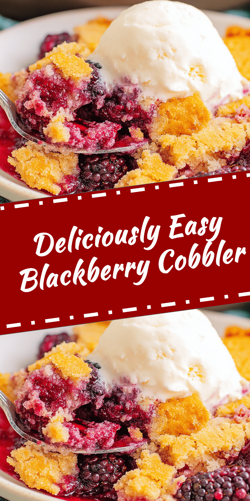 Easy Blackberry Cobbler with Simple Ingredients