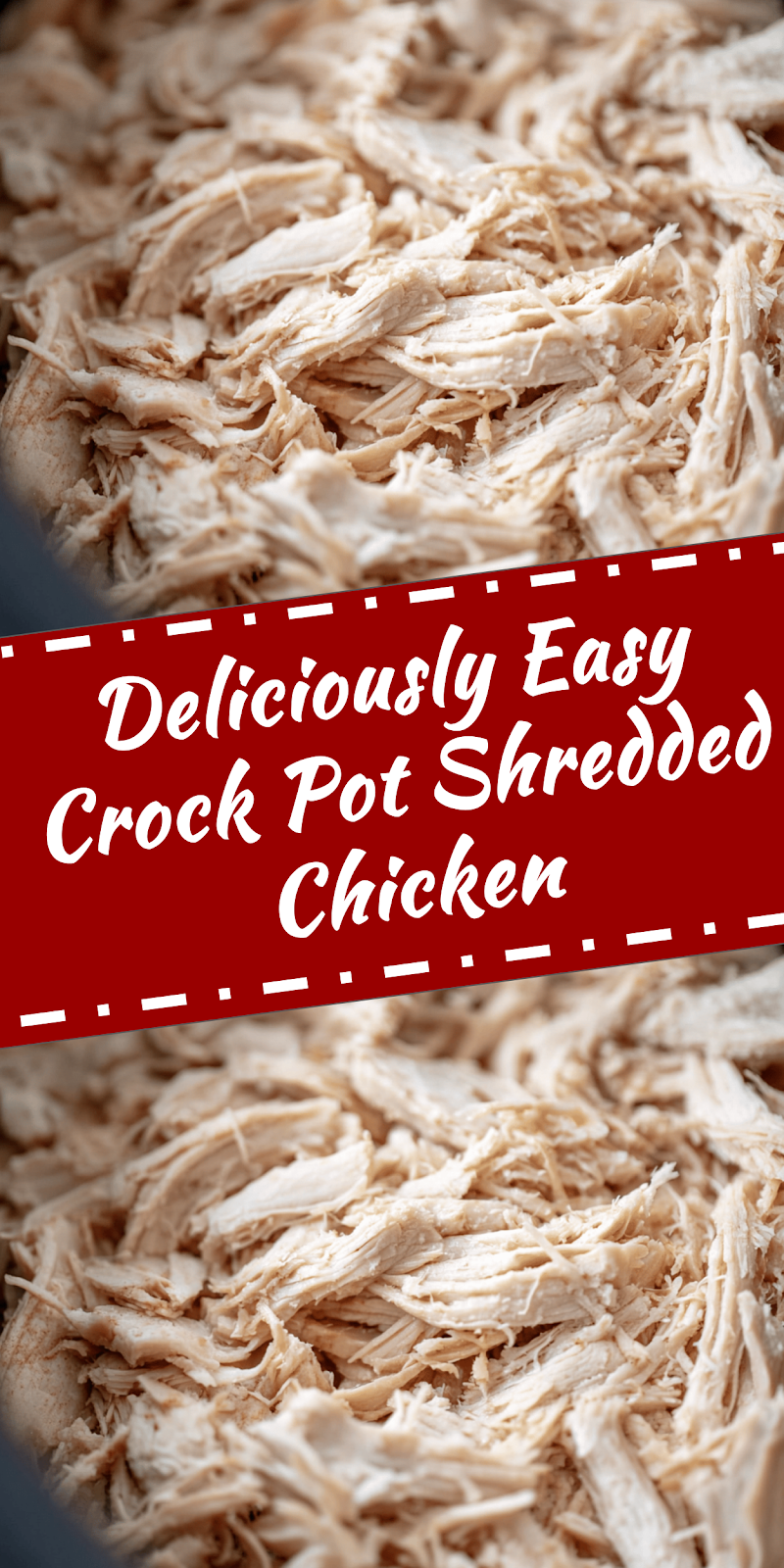 Easy Crock Pot Shredded Chicken for Meal Prep